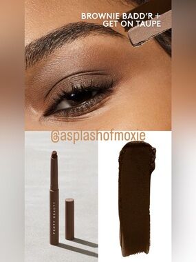 Fenty Beauty SHADOWSTIX LONGWEAR EYESHADOW STICK Brownie Badd’r Black Brown